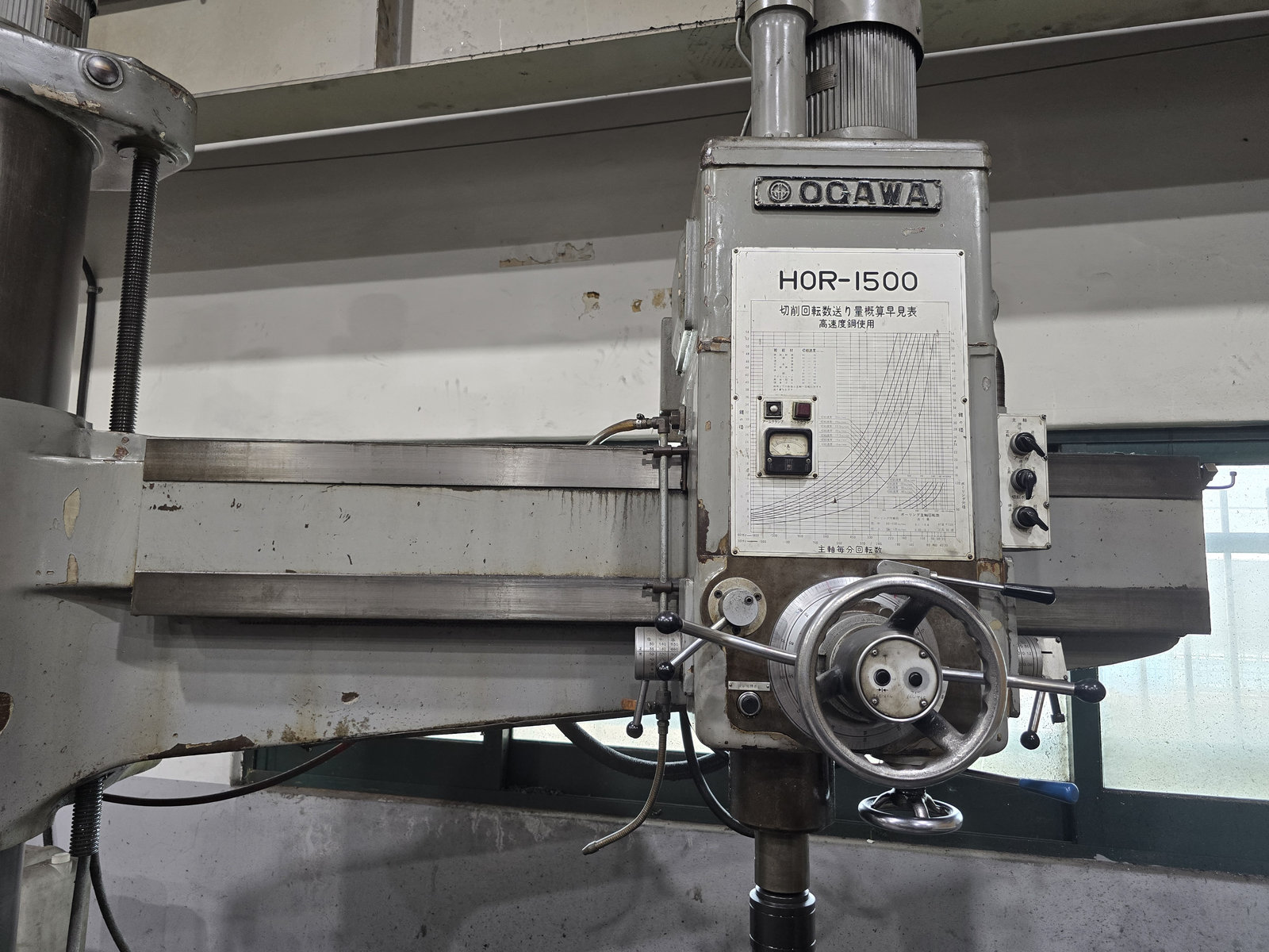 오가와 레디알 HOR-1500, 오가와 레디알드릴머신 HOR-1500, 오가와레디알 1500타입