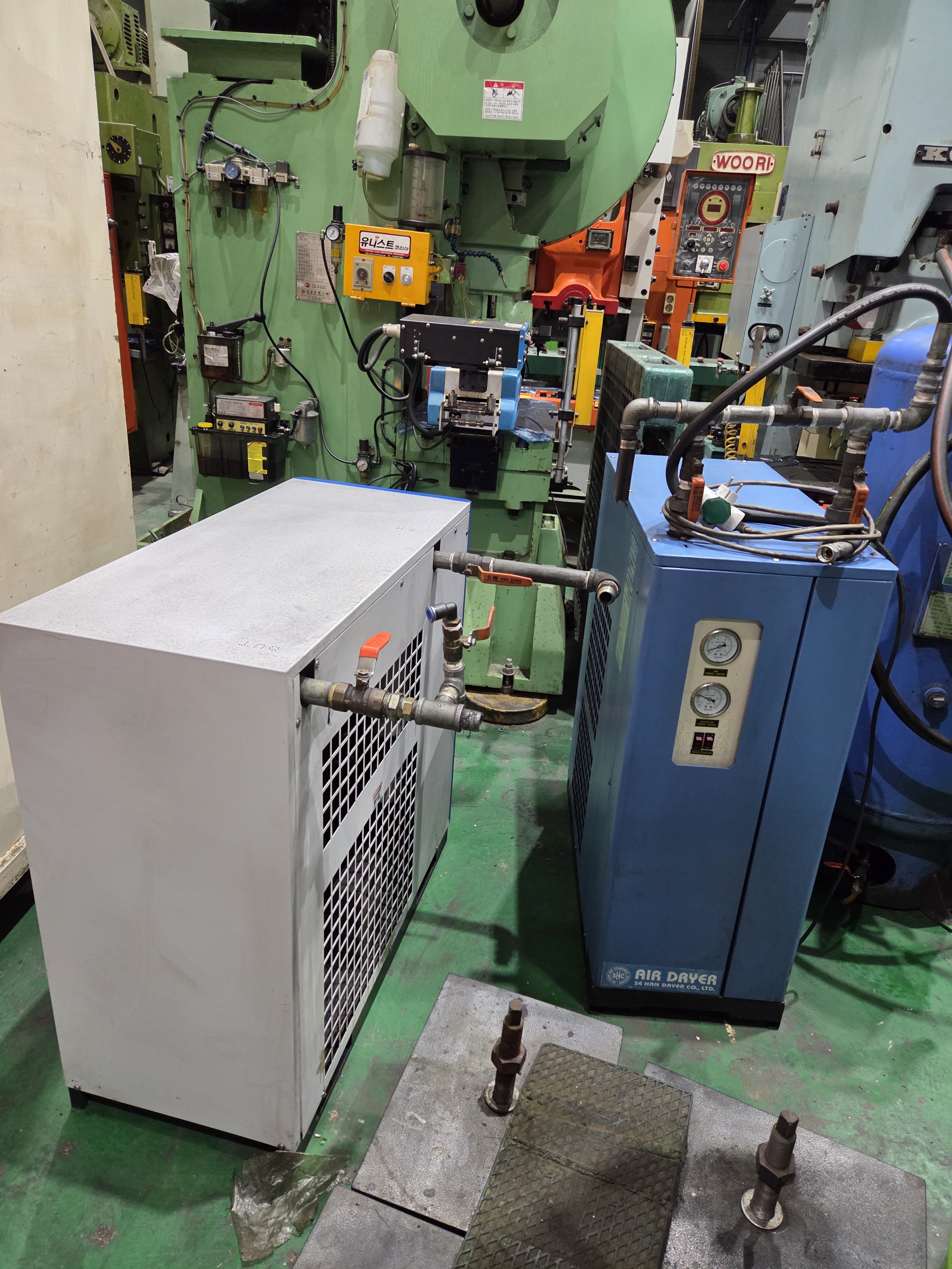 콤프레샤,드라이어,탱크