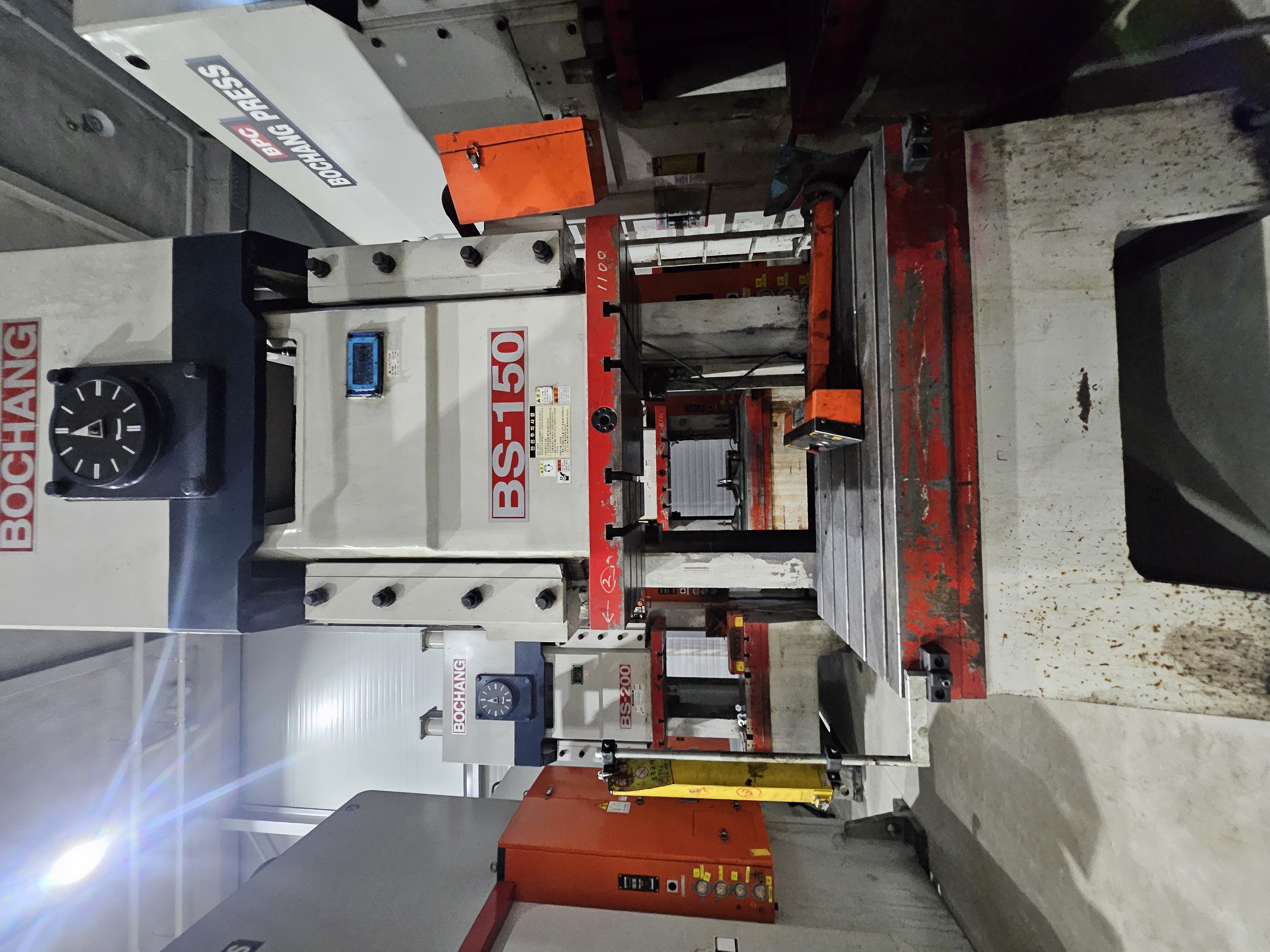 보창 프레스 150톤 (2014년식 / 2016년식 / 2022년식)