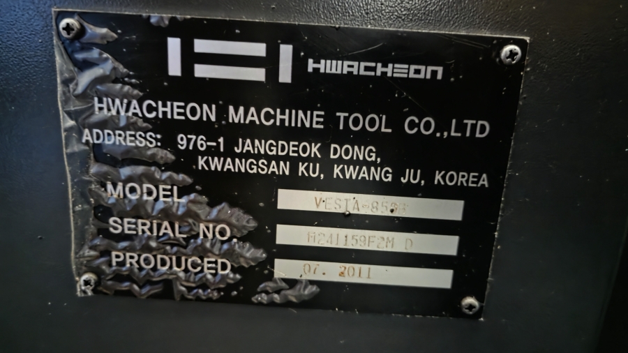 화천 머시닝센터(6호) VESTA 850B